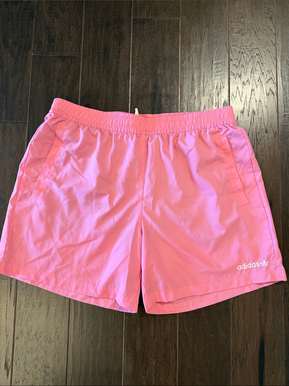 adidas Men’s Bright Pink Swim Trunks